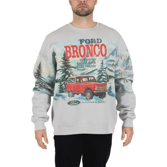 Men's Holiday Crewneck Fleece Sweatshirt