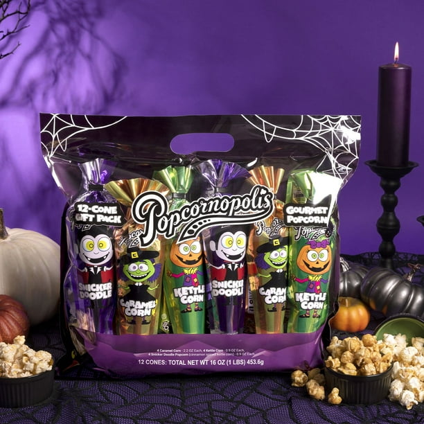 Popcornopolis 12-Cone Halloween Gift Pack (16 oz.) - Samsclub.com