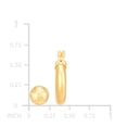 thumbnail image 9 of Diamond Cut Ball Stud  and Hoop Earring Set in 14K Gold, 9 of 13