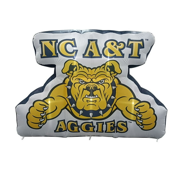 Logo Brands North Carolina A&T Aggies Pre-Lit 7’x10’ Inflatable
