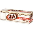 thumbnail image 11 of A&W Zero Sugar Root Beer Soda 12 fl. oz., 12 pk., 11 of 12