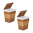 thumbnail interactive-video image 1 of Member's Mark Laundry Hamper, Set of 2, 19.5" W x 14.5" D x 23" H, 1 of 10