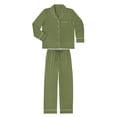 thumbnail image 4 of Dreammark Women's 2-Piece Notch Collar Pajama Set, 4 of 5