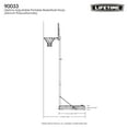 thumbnail image 10 of Lifetime 44" Polycarbonate Adjustable Portable Basketball Hoop, 10 of 10