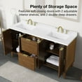 thumbnail image 12 of OVE Decors Gabi 60" W x 22" D Freestanding Bathroom Vanity with Sink, 12 of 15