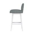 thumbnail image 10 of HH2 Home Upholstered Key Back Wood Adjustable Height Swivel Bar Stool, 10 of 19