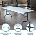 thumbnail image 5 of Lifetime 8' Commercial-Grade Folding Table - 4 Pack, 5 of 12