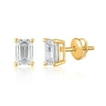 thumbnail image 2 of Lab Created 2.00 CT. T.W. Fancy Cut Diamond Stud Earrings in 18K Gold, 2 of 5