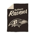 thumbnail image 1 of Logo Brands Baltimore Ravens Luxe Dreams Throw, 60" x 80", 1 of 6