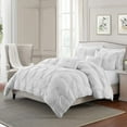 thumbnail image 2 of Ultra Plush Floral Pintuck Comforter Set, Assorted Sizes, 2 of 7