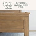 thumbnail image 3 of details by Becki Owens Ren Platform Bed, Distressed Natural Wood Finish, Assorted Sizes, 3 of 9