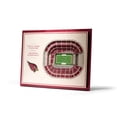thumbnail image 1 of YouTheFan NFL 17" x 13" 5-Layer Stadium View 3D Wall Art, 1 of 5