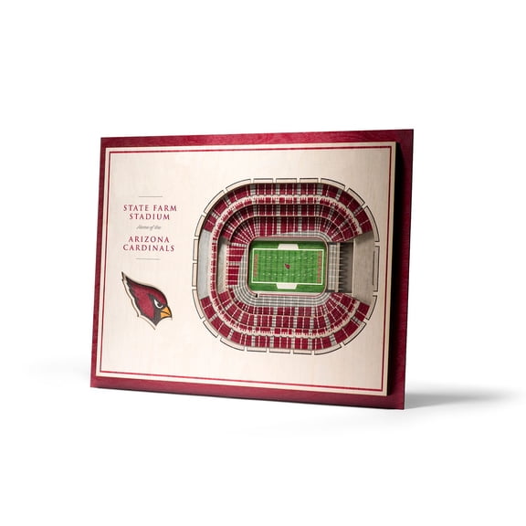 YouTheFan NFL 17" x 13" 5-Layer Stadium View 3D Wall Art
