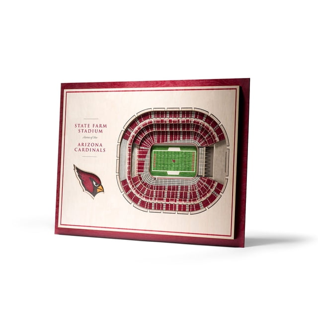 YouTheFan NFL 17" x 13" 5-Layer Stadium View 3D Wall Art
