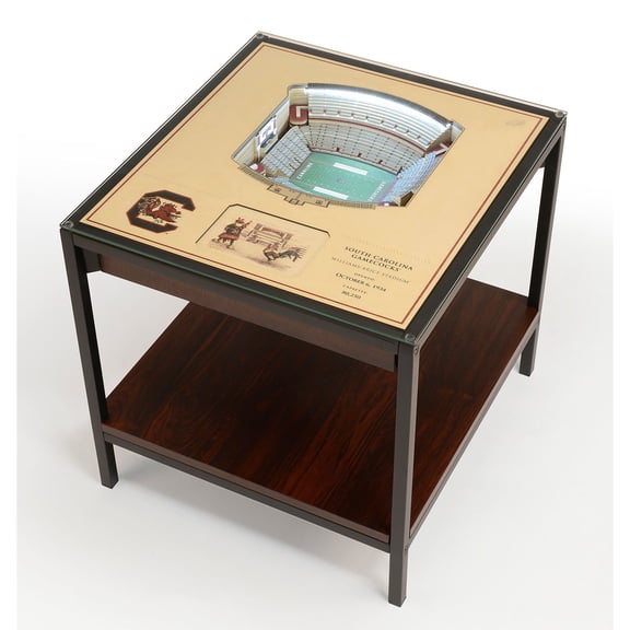 YouTheFan South Carolina Gamecocks Lighted Stadium End Table