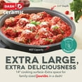 thumbnail image 2 of Dash 14" Ceramic Nonstick Electric Skillet 4-Quart Capacity, 2 of 6