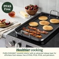 thumbnail image 2 of Cuisinart FusionXtra+ Ceramic Nonstick Tri-Ply Stainless Double Burner Griddle 19.5" x 12.5", 2 of 8