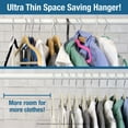 thumbnail image 5 of Member's Mark Elite Quality Velvet Hangers - 50 Pack, 5 of 6