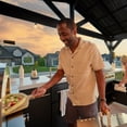 thumbnail image 21 of Range Covered L-Shape Outdoor Kitchen w/ Grill & Pizza Oven, 21 of 24