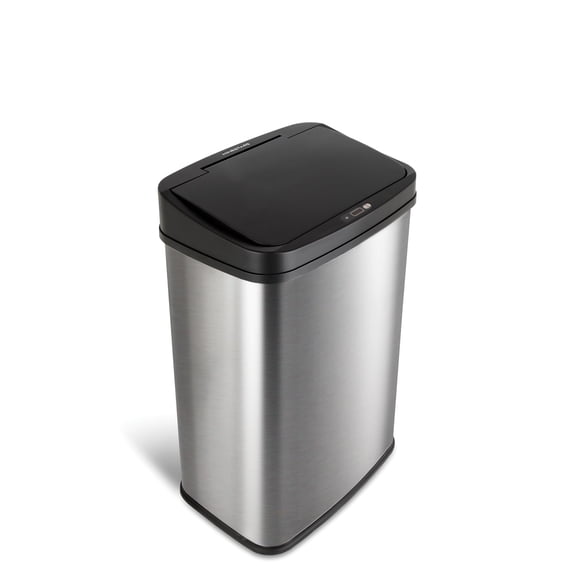 Nine Stars 13.2 Gallon Stainless Steel Motion Sensor Trash Can, Choose a Color