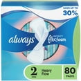thumbnail image 1 of Always Infinity FlexFoam Heavy Flow Pads with Flexi-Wings, Unscented, Size 2, 80 ct., 1 of 7