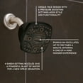 thumbnail image 2 of Oxygenics Square 6-Setting Fixed Shower Head (Assorted Colors), 2 of 13