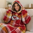 thumbnail image 7 of Pegasus Sports Kansas City Chiefs Wearable Sherpa Throw, 7 of 7