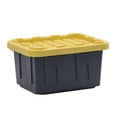 thumbnail image 7 of Member's Mark 5 Gallon Heavy-Duty Black and Yellow Storage Tote, 12.3" D x 16.4" W x 8.6" H, 4 pack, 7 of 8