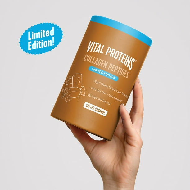 evaluate the health & wellness company vital proteins on glp-1 Vital Proteins Collagen Peptides Powder, Salted Caramel, 1.6 lbs