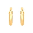 thumbnail image 7 of Diamond Cut Ball Stud  and Hoop Earring Set in 14K Gold, 7 of 13