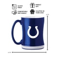 thumbnail image 3 of Logo Brands Indianapolis Colts 14oz Relief Mug Set, 3 of 5