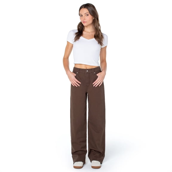 BCBG Generation Women's Baggy Wide Leg Jean