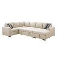 thumbnail image 10 of Dylan Stain-Resistant Fabric 6 Seat Storage Sectional With Pullout Bed, 10 of 10