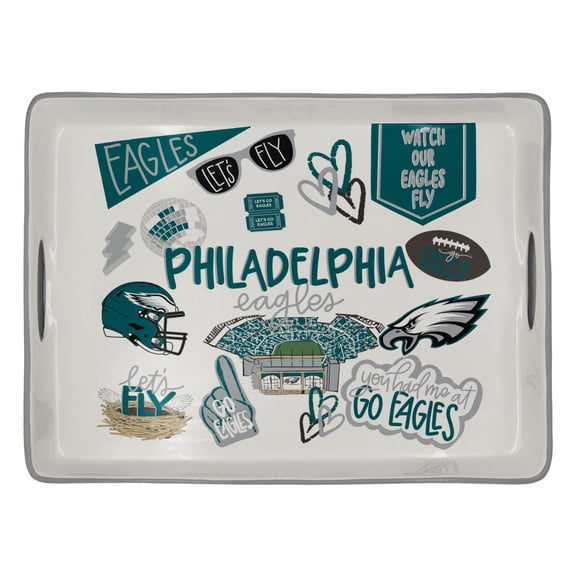 Philadelphia Eagles Ceramic Serving Tray