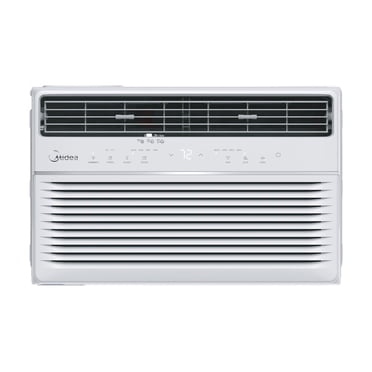 Midea 10,000 BTU Room Window Air Conditioner, Remote Control, Energy Star w/Wifi & Voice Control, For Spaces up to 450 Sq. Ft., MAW10S1YWT
