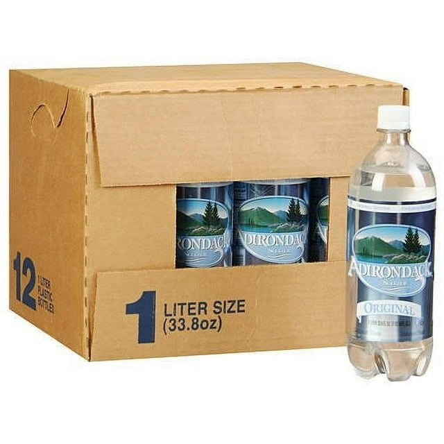 Adirondack Original Seltzer Water, 1L, 12 pk.