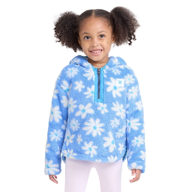Hurley Toddler Girls Sherpa Quarter Zip