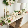 thumbnail image 1 of Member's Mark 6' Real Touch Hydrangea Garland, 1 of 4