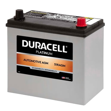 Duracell AGM Automotive Battery, Group Size 51R