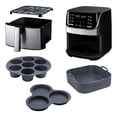thumbnail image 8 of Gourmia 7-Quart Digital Air Fryer, Includes 3-Piece Silicone Accessory Set, 8 of 8