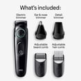 thumbnail image 2 of Braun Series 3 3450, All-In-One Electric Trimmer Kit for Men, 2 of 8