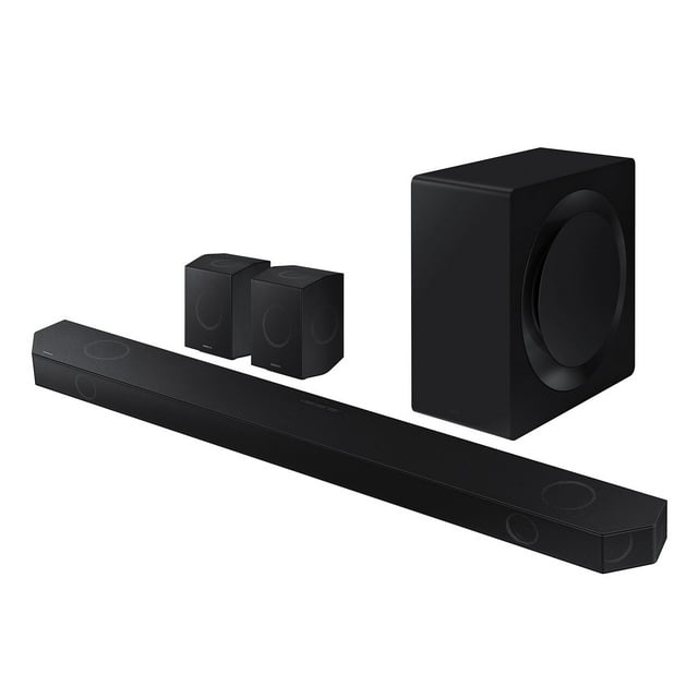 SAMSUNG 11.1.4 Channel Sound Bar with Wireless Subwoofer, Q-Symphony & Dolby ATMOS Audio