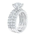 thumbnail image 4 of Lab Created Round Diamond Ring in 18K White Gold, 5.0 C.T.T.W., 4 of 7