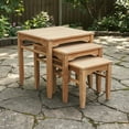thumbnail image 3 of Cambridge Casual Madison Teak Patio Table Set, 3pc, 3 of 6