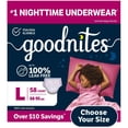 thumbnail image 1 of Goodnites Nighttime Bedwetting Underwear for Girls, Sizes Extra Small - Extra Extra Large, 1 of 15