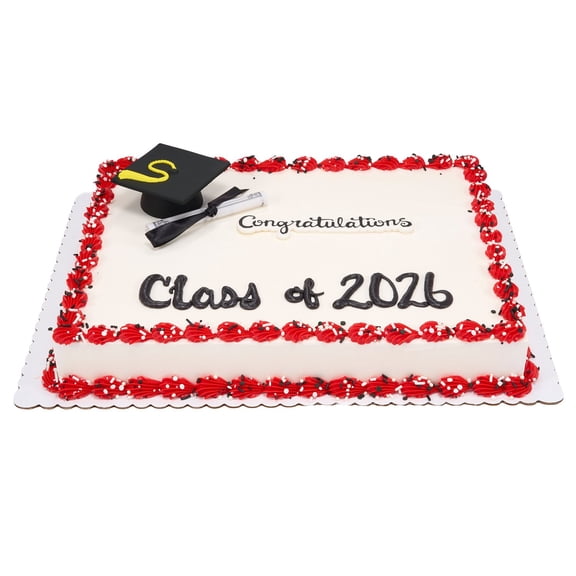 Custom Graduation Half Sheet Cake
