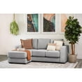 thumbnail image 5 of Elliot Stain-Resistant Fabric Reversible Sofa Chaise Sectional, Assorted Colors, 5 of 14