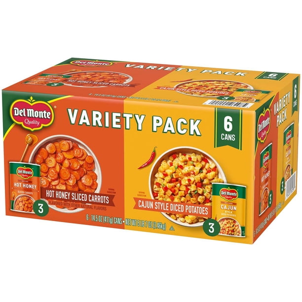 Del Monte Bold Vegetable Variety Pack, 14.5 oz., 6 pk. - Samsclub.com