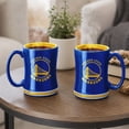 thumbnail image 5 of Logo Brands Golden State Warriors 14oz Relief Mug Set, 5 of 5
