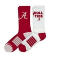 thumbnail image 2 of Alabama Crimson Tide Adult 2-Pack Crew Socks, 2 of 3